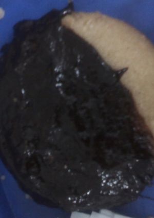 Una foto de Polvorosa con chocolate