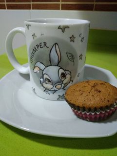 Una foto de Magdalenas de galleta y chocolate con thermomix