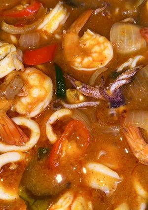 Foto resep Seafood Saos Padang