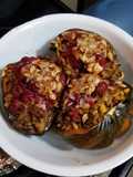 Thanksgiving Leftover Baked Acorn Squash
