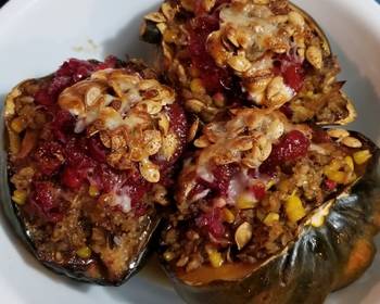 Easy Recipe Thanksgiving Leftover Baked Acorn Squash Yummy