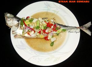 Foto resep Steam ikan cencaru