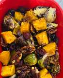 Rau Củ Quả Nướng🎃chay 🌱🍃: Bắp Cải tí hon - Bí đỏ - Quả - Hạt