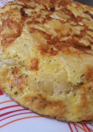 Una foto de Tortilla de papas y cebolla
