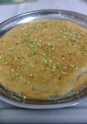 صورة لوصفة كنافه خشنه