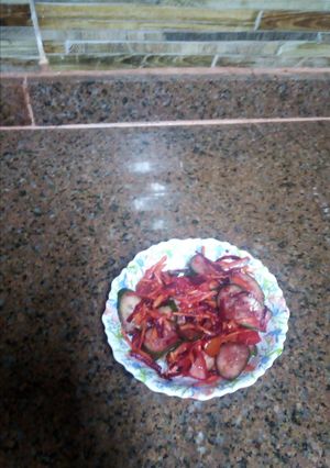 صورة لوصفة سلطة خضراء 🥗
