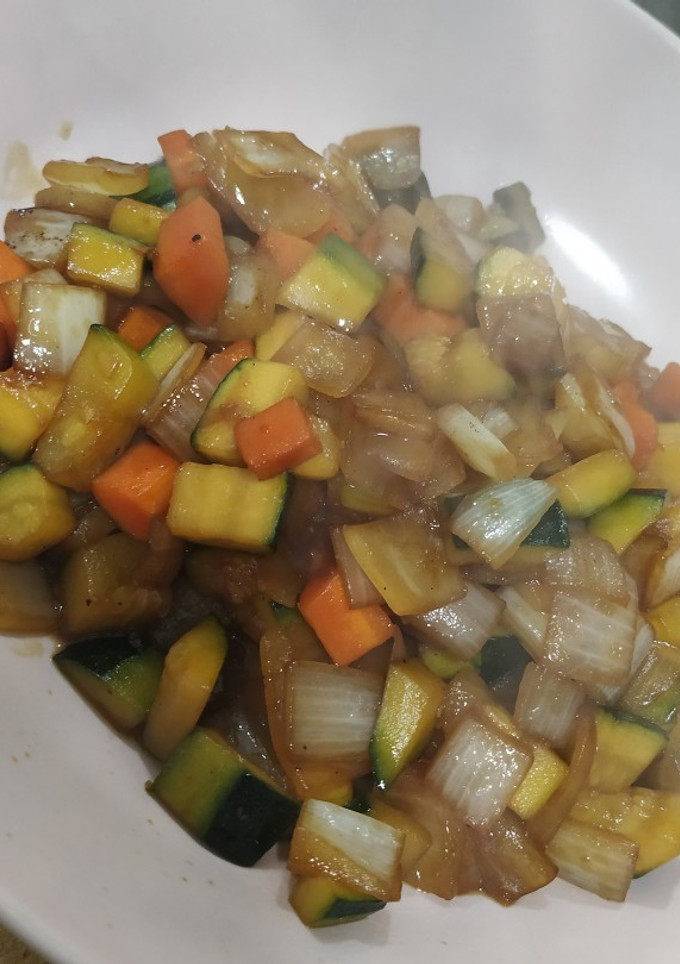 Una foto de Salteado de verduras