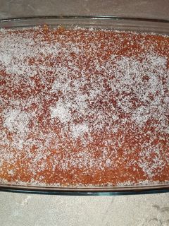 صورة لوصفة بسبوسة بجوز الهند 😍