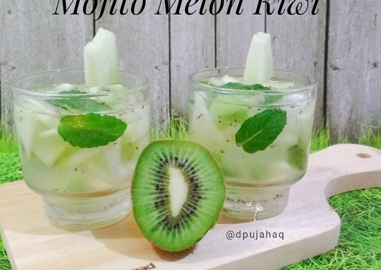 Resep Mojito Melon Kiwi Anti Gagal