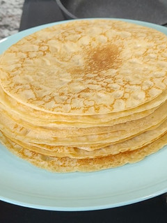 Una foto de Masa de crepes