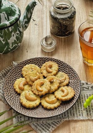 Foto resep Jasmine Tea Cookies dg Kacang Mete