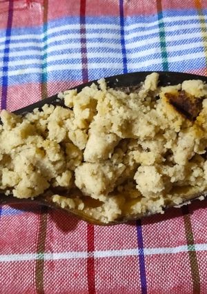 Une photo de Cobbler (crumble soufflé) au banane 🍌🍌🍌