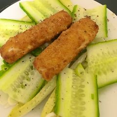 Fish Finger Salad A picture of Fish Finger Salad.