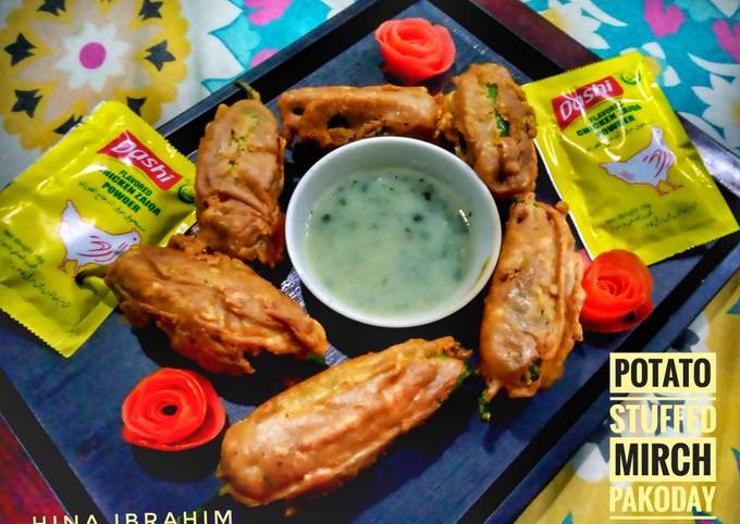Potato Stuffed Chilli Pakoray
