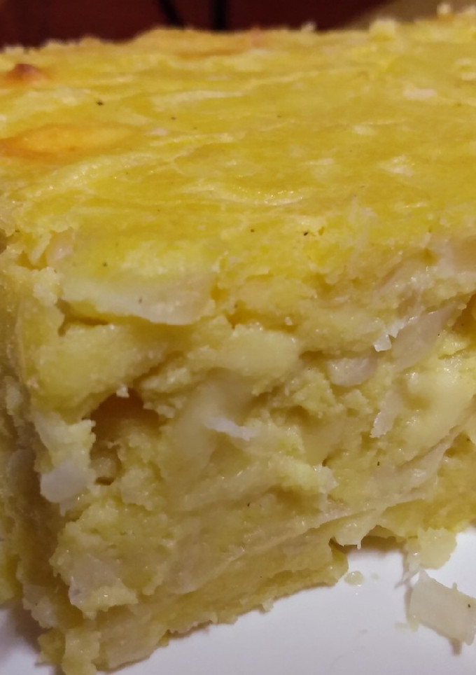 Una foto de Sopa paraguaya cremosa