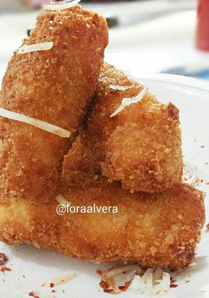 Foto resep Chessy Garlic Chicken Roll + Foto per step