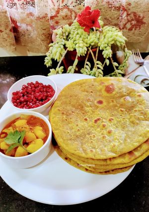 A picture of Puran Poli.