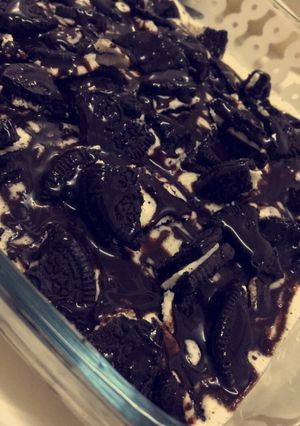 صورة لوصفة ايسكريم الاوريو 😋