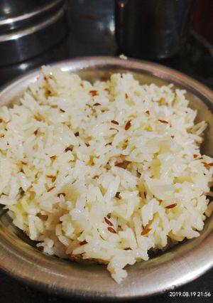 A picture of Jeera rice.