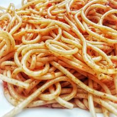 A picture of Spaghetti.