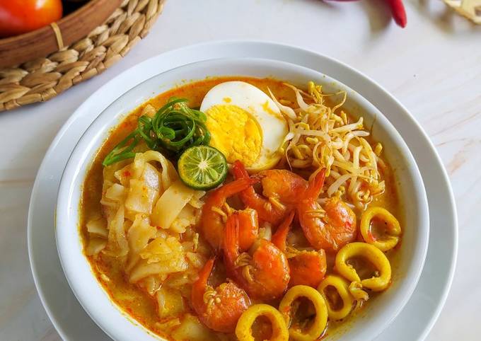 Resep Kwetiau Kuah Laksa Pedas Oleh Izsaiz Cookpad