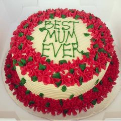Milk flavour cake A picture of Milk flavour cake.