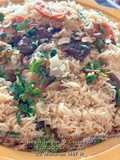 Nasi Tomato Sayuran & Ayam Masak Merah Tomato (Nasi Maqlubah)