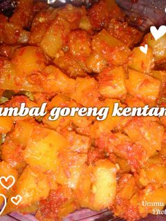 Foto resep Sambal goreng kentang