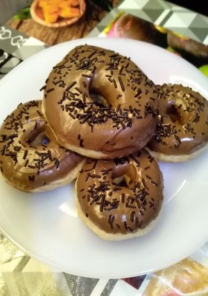 صورة لوصفة طريقة الدونات بمقادير بسيطة وطعم مميز😋💖