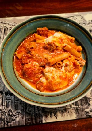 A picture of Baked Ziti.