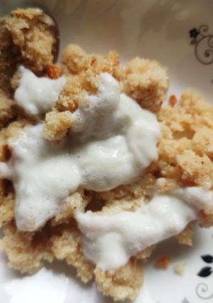 A picture of Malai halwa.