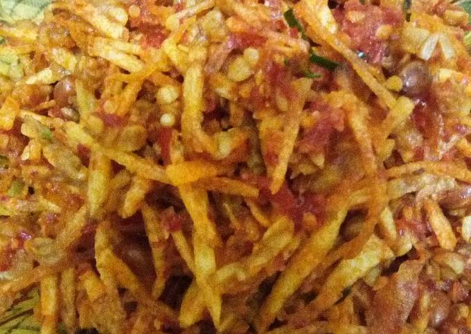 Yuk intip, Cara praktis memasak Kering Tempe kentang kacang hidangan Idul Adha yang enak