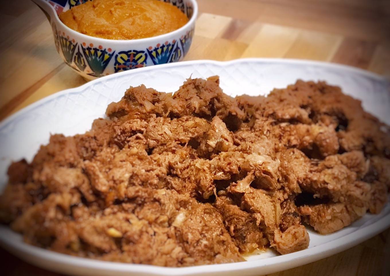 Ternera gallega con salsa dulce de zanahoria