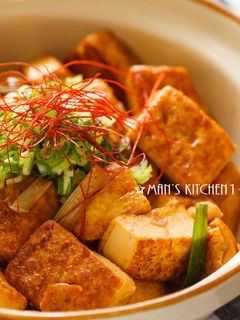 {家常經典} - 紅燒豆腐 的食譜成品照片