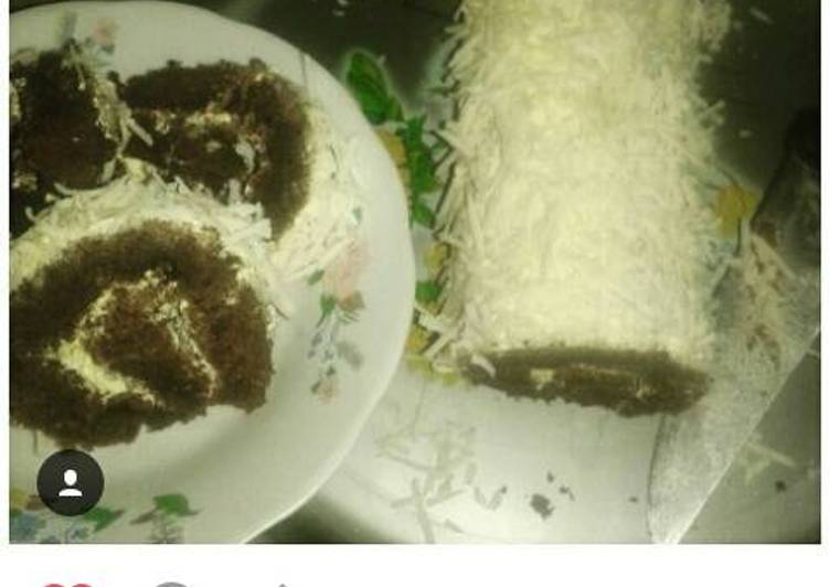 Bolu gulung coklat ala2 saya