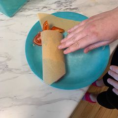 Veggie wraps A picture of Veggie wraps.