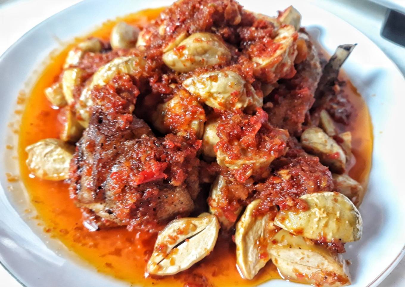 Balado ayam jengkol ala mimi Shidqya
