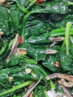 皇宮菜炒小魚干 的食譜成品照片