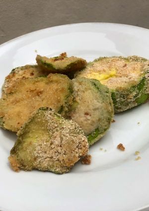 Una foto de Milanesas de zapallito