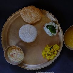 A picture of Ganpati Thali.