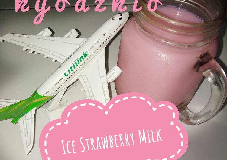 Ice Strawbery Milk