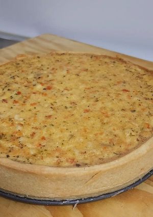 Una foto de Quiche de pollo