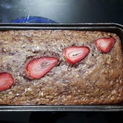 A picture of Banana and Strawberry Bread.