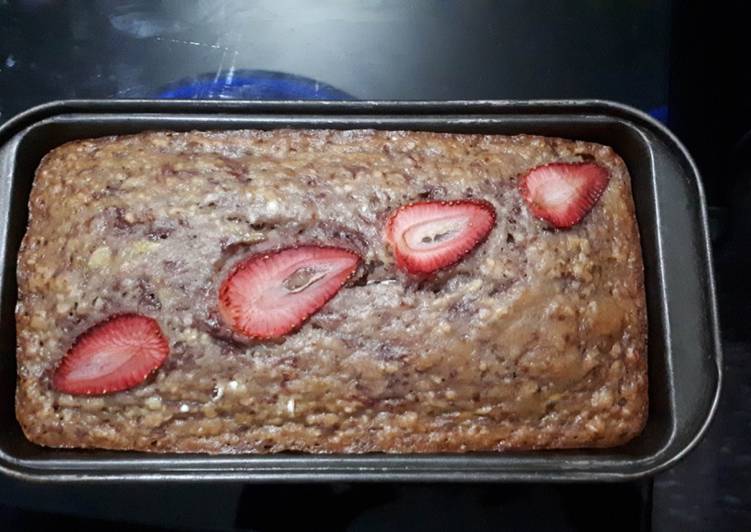 Banana and Strawberry Bread