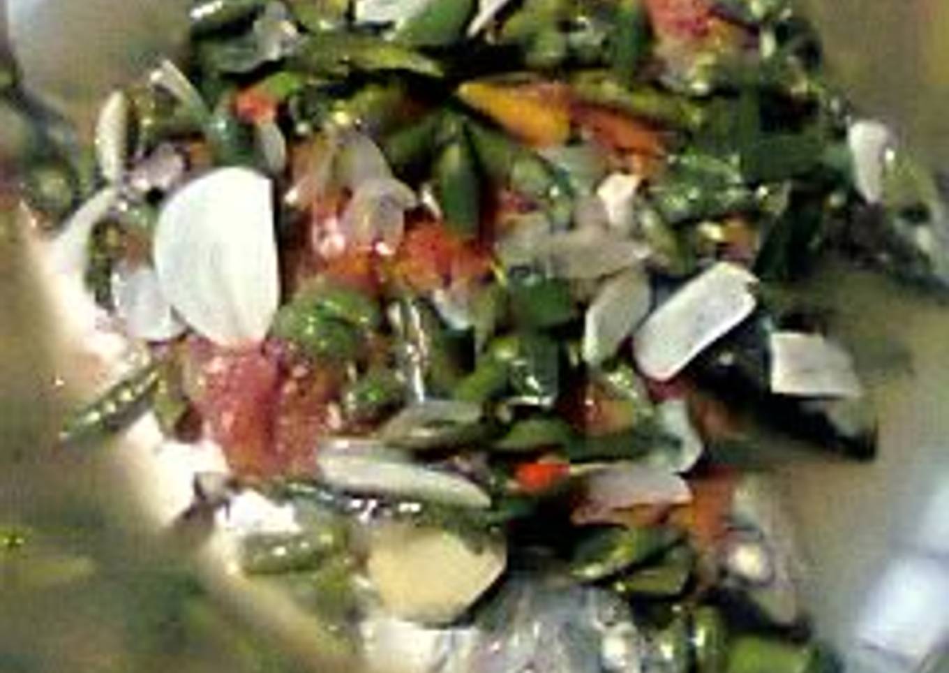 Ikan Gembung rebus kuah pedas (ikan cue)