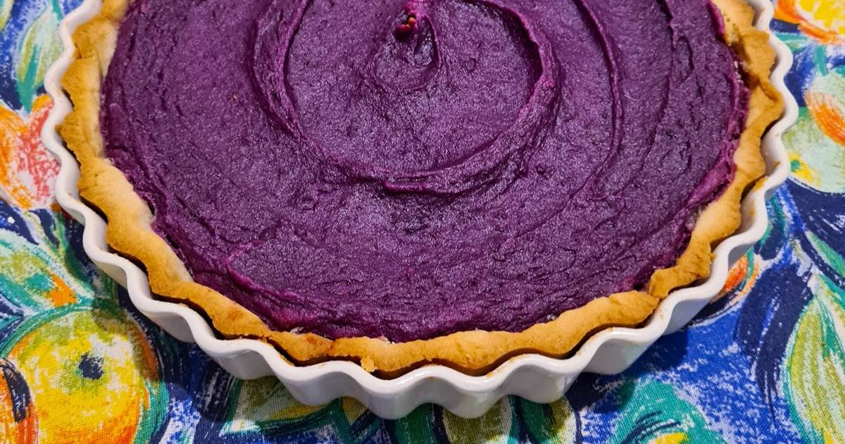 Tarta de camote morado Receta de Lena T- Cookpad