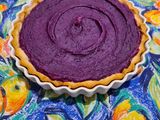 Tarta de camote morado