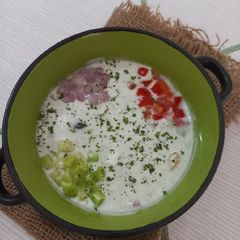 A picture of Mix veg raita.