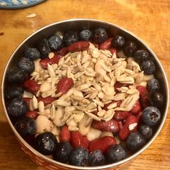 A picture of Healthy post-run brekkie.
