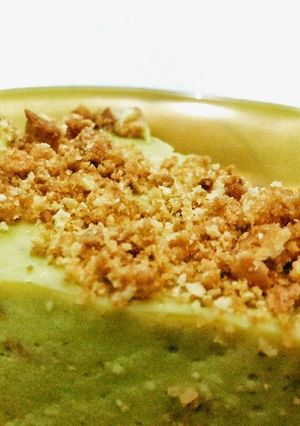 Foto resep Dessert: Avocado Marie Cheesecake (Pie/Puding Alpukat-Marie)